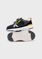 Tenis Velcro Urbano Negro Gris Mayoral Suela